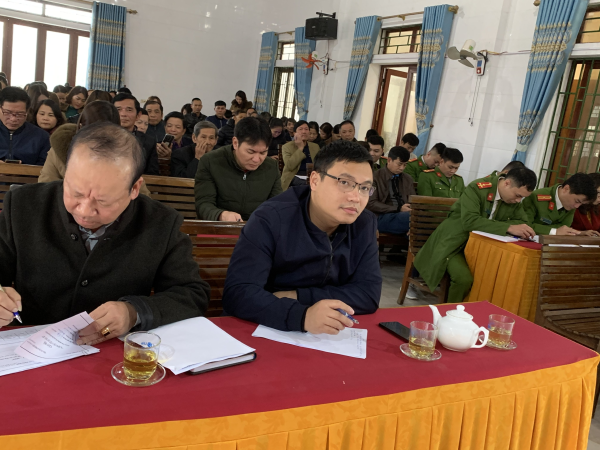 Đảng ủy xã Hương lâm tổ chức Hội nghị tổng kết  công tác xây dựng đảng năm 2022