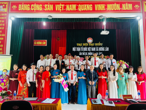 Đại hội đại biểu MTTQ Việt nam xã Hương Lâm lần thứ XXI nhiệm kỳ 2024 - 2029