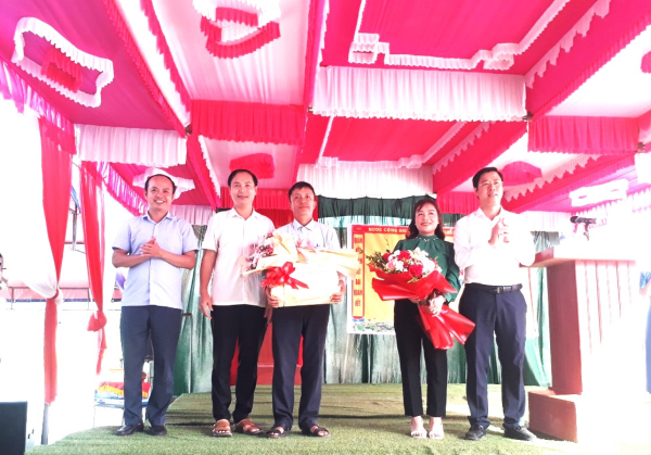 Khu dân cư thôn Sông Giang, xã Hương Lâm tổ chức Ngày hội đại đoàn kết toàn dân tộc.