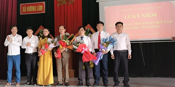Hương Lâm tri ân các thế hệ thầy cô giáo nhân kỷ niệm 40 năm ngày nhà giáo Việt Nam